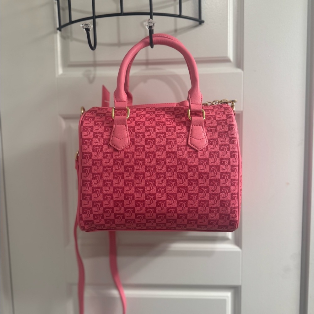 Juicy Couture pink PINK LEMONADE FAME SATCHEL and matching wallet Set - Picture 3 of 7